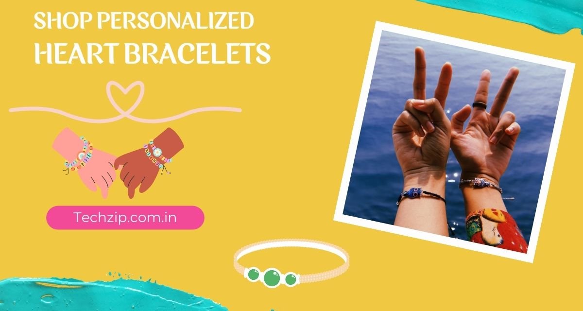 Shop personalized heart bracelets with colorful designs for all occasions